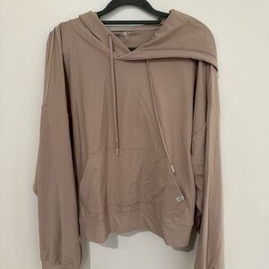 RHONE Ripple Hoodie in Taupe Neutral